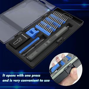Tournevis électrique 50 en 1, batterie au lithium 10440 500mAh, rechargeable, sans fil, kit de bricolage, éclairage 3LED, moteur à balais 250RPM, couple maximal - Product Image 6