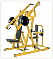 Máquina de Ejercicios de Pecho con Prensa de Remo ISO Lateral, Máquina de Extensión de Piernas con Peso de 160 kg para Entrenamiento de Fuerza Corporal