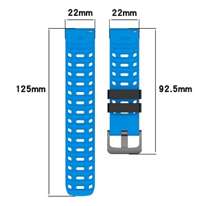 Dây đeo đồng hồ silicon 22mm, kiểu dáng cơ khí, hai màu, thể thao, tháo lắp nhanh dành cho đồng hồ Huawei - Product Image 4