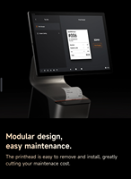 SUNMI T3 Pro MAX ordinateur de bureau Terminal intégré imprimante 1920*1080 écran tactile 15.6 pouces Auto Cutter 80mm Restaurant Pos système