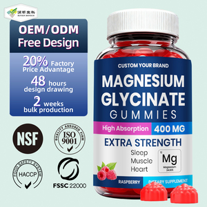 Gummies <span class=keywords><strong>de</strong></span> magnésium à marque privée : Citrate, Oxyde, GABA, 5-HTP, Glycinate, Racine <span class=keywords><strong>de</strong></span> Valériane - Product Image 1