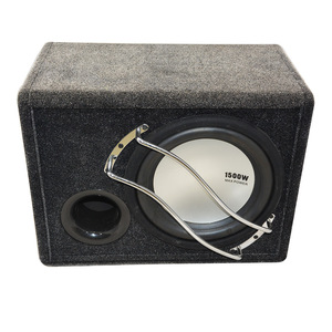 Car <b>Subwoofer</b> 10 Inch <b>Passive</b> <b>Subwoofer</b> Speaker 1500W Max Power Mono Audio Output Wood Enclosure - Product Image 1