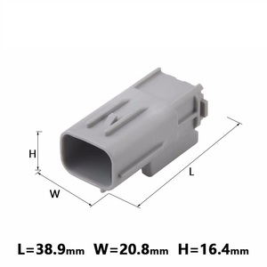Conector de cableado eléctrico para coche, Conector de 8 agujeros, impermeable, macho y hembra, 90980-12519, 90980-12520, 6188-0779, 6189-1240 - Product Image 2