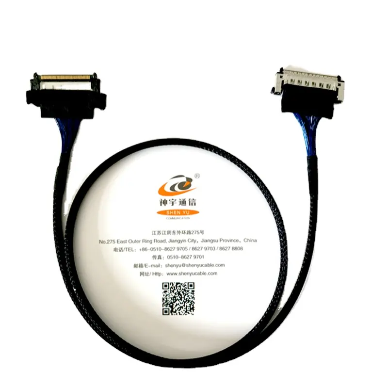 Fertigen Sie kunden spezifisches HRS/JAE LCD LVDS-Kabel an
