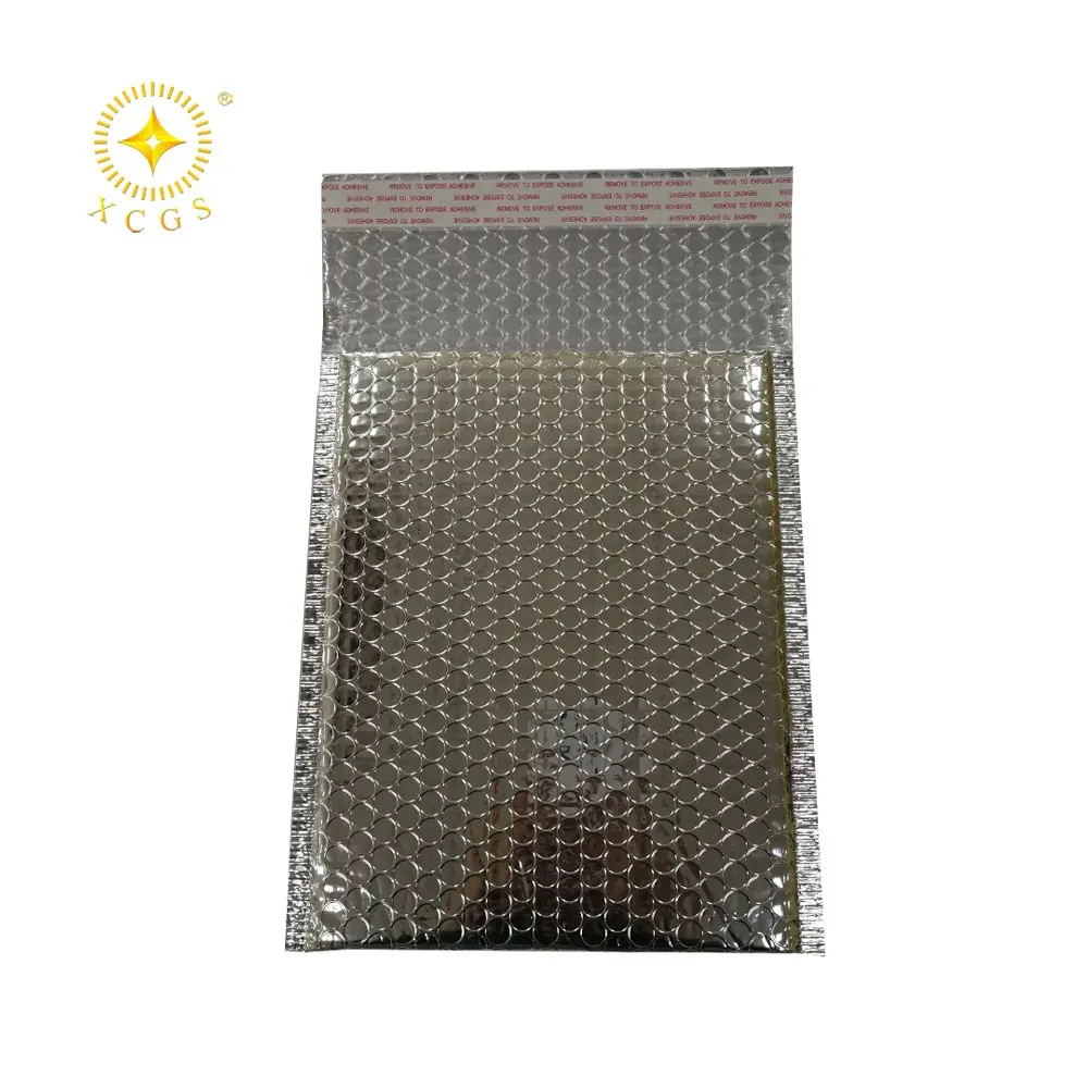 Thermische Geïsoleerde Zilver Folie Metallic Padded Bubble Mailer Envelop