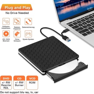 Quemador de unidad portátil USB 3,0, Puerto tipo c, CD, DVD, RW, Compatible con Linux, portátil, escritorio, iMacDisc, reproductor de DVD externo - Product Image 5