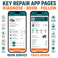 App Avanzata per Prenotazione Servizi Auto e Stima Prezzi Riparazioni per iOS e Android - Sviluppo App LionCreate