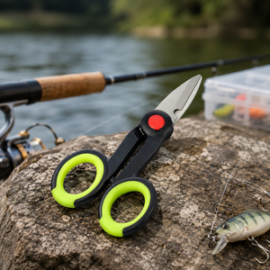 Tijeras de <span class=keywords><strong>Pesca</strong></span> de Acero Inoxidable, Cortador de Línea Trenzada y Monofilamento, Cortes Rápidos, Herramientas de <span class=keywords><strong>Pesca</strong></span> para Barco, Muelle, Surf y Caja de Aparejos - Product Image 2