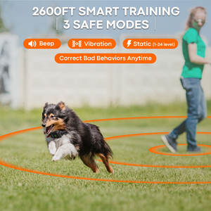 Collar de entrenamiento de valla inalámbrica GPS inalámbrico cerca de perro portátil electrónico mascotas sistema de contención seguro para exteriores - Product Image 4