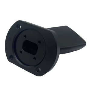 Custom CNC Milling CNC Machining Service Anodized Aluminum Angled Flange Mount Bracket, OEM Automation <b>Machinery</b> Connection - Product Image 6