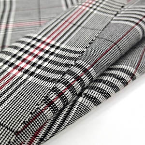 Geruite Stof Garen Geverfd Effen Stof Voor School Uniform Doek Textiel Ruit Tartan Polyester Viscose Rayon Garen Geverfde Stof - Product Image 5