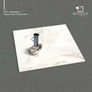 Élégance classique 600x600mm marbre blanc polonais carrelage en porcelaine pour salon et murs intérieurs - Product Image 4