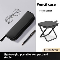 Chaise moderne portable Oxford pour sac à main de poche pour les activités de plein air pour la plage, le camping, la pêche, le voyage Conception durable en fer