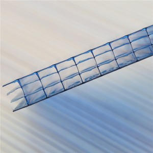 Panneaux de toiture à prix avantageux, installation facile, <span class=keywords><strong>polycarbonate</strong></span> transparent, feuilles creuses à quatre parois - Product Image 6