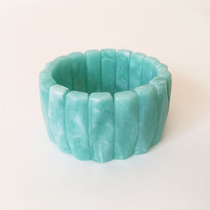 UJBOX الإبداعية قابل للتعديل الحبل المرن الاكريليك ثقب مزدوج حبة طويلة الأساور اليدوية السحر لنمط جهد الجملة - Product Image 3