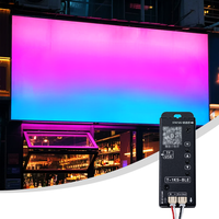 Controlador de Tiras LED a Todo Color Programable por Software Lededit T-1KS-BLE para Teléfono Móvil, Mini Controlador de 1024 Píxeles por Canal