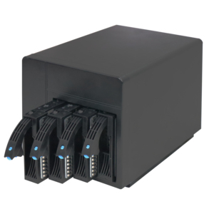 Usine faire NAS-04 châssis de serveur de stockage Mini-ITX châssis 4 baies Hot-Swap, boîtier de stockage attaché au réseau - Product Image 1