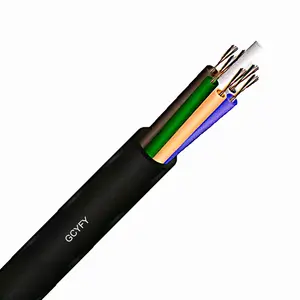 GCYFY 4 6 8 12 16 24 36 48 96 144 Câble à fibre optique pour l'extérieur G652d Single Core Multi Core Tube Blown