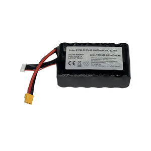 전문가용 22.2V <span class=keywords><strong>10Ah</strong></span> 리튬 리포 배터리 10000mAh 6S1P 10C 속도 안정적인 방전 성능 농업 및 FPV 드론용 - Product Image 5