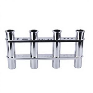 Support de canne à pêche en acier inoxydable à quatre sections, épaissi, résistant aux vagues, accessoires de yacht - Product Image 2