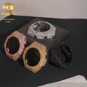 Boîtier de montre Hip Hop personnalisé en laiton, serti de moissanite VVS, style Iced Out, pour GA2100 - Product Image 6