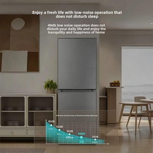 Refrigerador GOME de 78L, Mini, Doble Puerta, Autodescongelante, Clase de Ahorro Energético, <span class=keywords><strong>Bajo</strong></span> <span class=keywords><strong>Consumo</strong></span>, Refrigerador Pequeño, Congelador para Dormitorio - Product Image 6