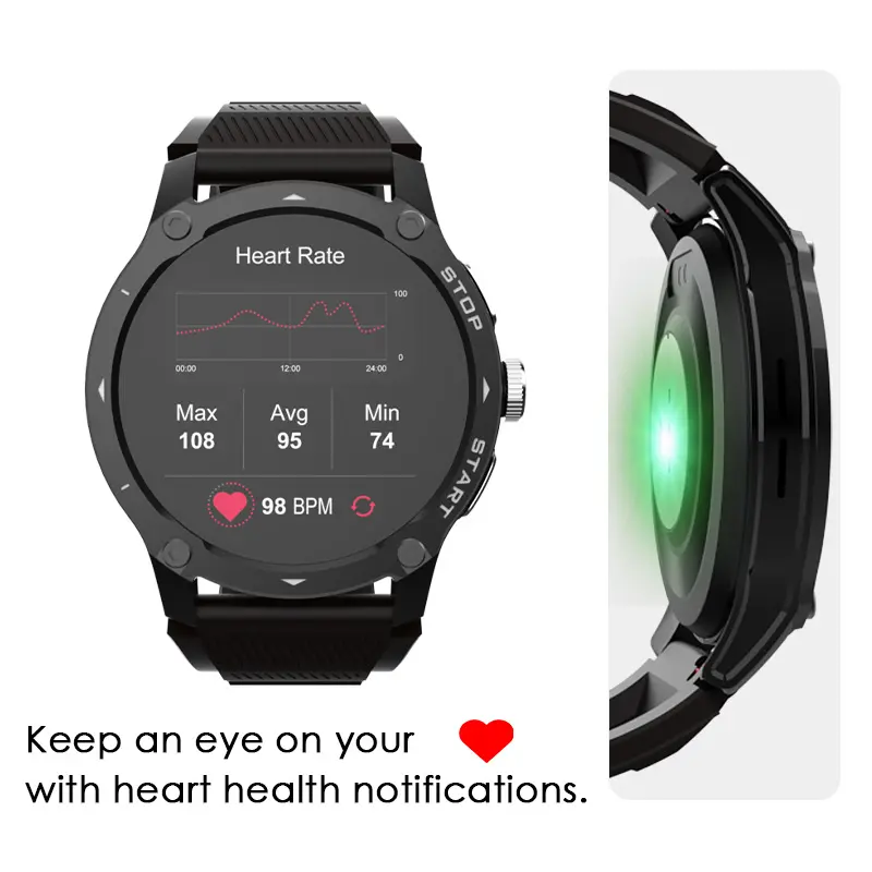 Technology Gadgets 2024 Heart Rate Bluetooth Phone Call Blood Pressure Digit Blood Pressure Monitor Fashion Smart Watch Hombre