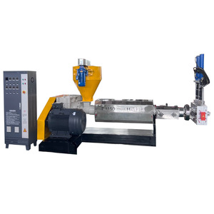 Ligne de granulation de déchets plastiques PP PE à une ou deux étapes pour EPS <span class=keywords><strong>PC</strong></span> PA avec contrôle PLC, production de 100-300 kg/h - Product Image 1