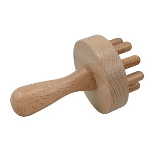 Spazzola in Legno per Massaggio Svedese, Rimozione <span class=keywords><strong>Cellulite</strong></span>, Sollievo dal Dolore, Strumento per Massaggio Quotidiano, Drenaggio Linfatico e Meridiani - Product Image 4