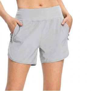 High-<b>Waisted</b> 100% Cotton Shorts <b>Elastic</b> Button Stretch Plus Size Casual Regular Fit Hot Shorts Side Slit Quick Dry - Product Image 3