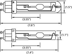 Гидропонная лампа с низким нагревом 3K, 4K, 3kr, 315 Вт, CMH, керамическая металлическая галогенная лампа для комнатных растений, цветущих - Product Image 4