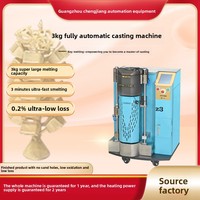 Machine de fusion sous vide pour bijoux en or, capacité 3 kg, fusion rapide, équipement de moulage automatique