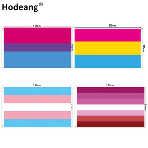 Bandera del Orgullo <span class=keywords><strong>Gay</strong></span> de 3'X5', Bandera del Arcoíris del Orgullo, Bandera LGBTQ para Sostener con la Mano - Product Image 1