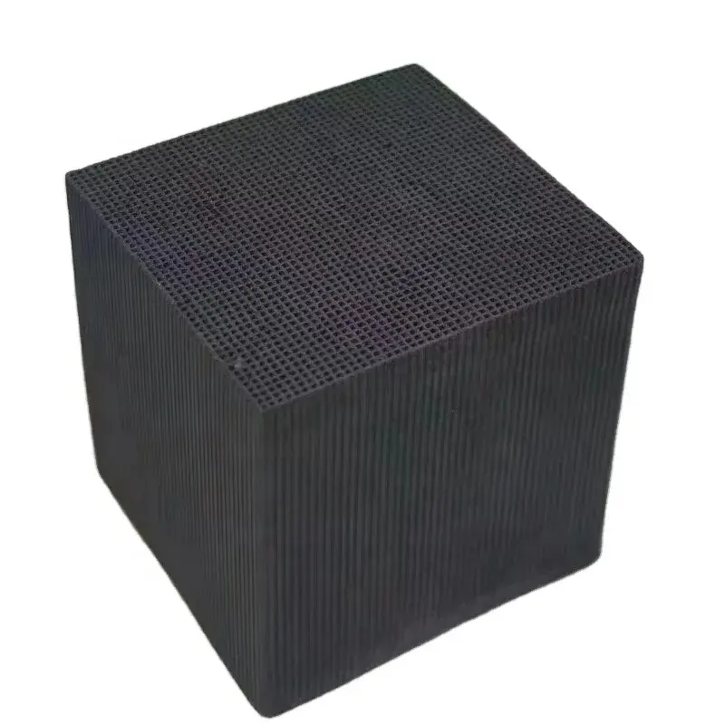 Activated Carbon Primary Efficiency Carbon Granule Filter Sheets Honeycomb Solid Block Carbon Filter