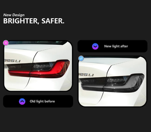 Mejoroom - Luces Traseras LED Transparentes de Nuevo Estilo, Luces de Freno de 6000 lm y 6000K, Serie 3 G20/G28 2019-2024, 36W, 12V, Universales - Product Image 2