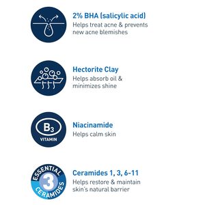 Nettoyant liquide anti-acné 8 fl oz avec acide salicylique et céramides pour peaux à tendance acnéique - Product Image 5