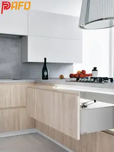 Nouveau modèle Armoire de cuisine moderne laquée Armoire de cuisine modulaire Menuiserie pour meubles de maison