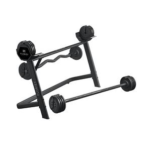 Wholesale Floriey Adjustable <b>Barbell</b> Set 36.2KG/80LB Custom with Fixed Straight Curl Aluminium & Steel Black - Product Image 5