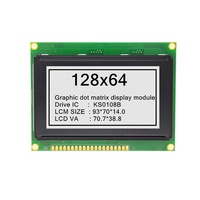 Module d'écran LCD à matrice de points graphique 128x64, module d'affichage haute définition
