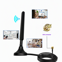 Antenne 4G LTE omnidirectionnelle externe 700-2700 MHz avec ventouse, câble RG58, antenne magnétique LTE réglable