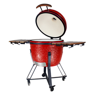 <span class=keywords><strong>SEB</strong></span> <span class=keywords><strong>KAMADO</strong></span>/ Améliorez votre barbecue de jardin : Fumoir en céramique robuste au charbon de bois, barbecue <span class=keywords><strong>Kamado</strong></span> de 23,5 pouces avec chariot roulant et table latérale - Product Image 3