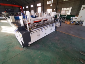 Máy làm giấy vệ sinh hoàn toàn tự động X-1880 tốc độ cao với PLC & rạch giấy động cơ & tua lại 300 chiếc/phút - Product Image 5