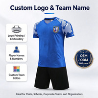 Ensemble d'uniformes de football pour hommes en polyester respirant, personnalisé et de haute qualité - Ensemble de maillots de football - Ensemble de gilets de football