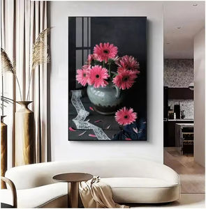 โคมไฟติดผนังในบ้านสุดหรูแบบโมเดิร์นโปสเตอร์พอร์ซเลนคริสตัลทำมือสำหรับงานศิลปะติดผนังมิเตอร์ไฟฟ้า - Product Image 3