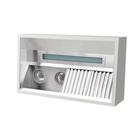Fabriqué en Chine hottes de gamme de filtre de cuisine en acier inoxydable durables professionnelles pour purifier les fumées d'huile