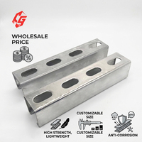 Canal de Acero Galvanizado en Caliente OEM ODM, Riel Ranurado de 1-5/8" 41*41 con Servicios de Soldadura y Doblado