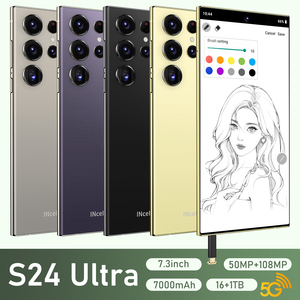 S24 Ultra Telefono per Anziani 5G, Schermo Grande da 7,3 Pollici, Batteria <span class=keywords><strong>a</strong></span> Lunga Durata 8000mAh, 16GB 1TB, Facile da Usare, Sblocco con Riconoscimento Facciale e Impronta Digitale, Conveniente e Semplice - Product Image 2