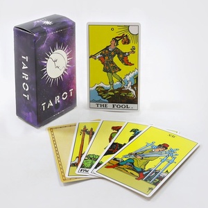 <span class=keywords><strong>Cartas</strong></span> de <span class=keywords><strong>Tarot</strong></span> de Estilo Clásico Impresas en Fábrica OEM, Impresión Personalizada, Juego de Adivinación para Adultos, <span class=keywords><strong>Cartas</strong></span> de <span class=keywords><strong>Tarot</strong></span>, Compra Disponible en Existencia - Product Image 3