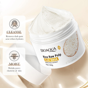 <span class=keywords><strong>Mascarilla</strong></span> <span class=keywords><strong>de</strong></span> Arcilla <span class=keywords><strong>de</strong></span> Pulpa <span class=keywords><strong>de</strong></span> <span class=keywords><strong>Arroz</strong></span> <span class=keywords><strong>BIOAQUA</strong></span> 120g, Limpieza Profunda Facial, Control <span class=keywords><strong>de</strong></span> Grasa, Exfoliante, Reduce Poros, Blanqueadora, Suavizante - Product Image 2