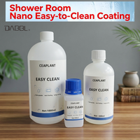Revêtement en spray Nano Protection Verre Liquide Céramique Antibactérien Hydrophobe Anti-moisissure Facile à Nettoyer pour Salle de Douche